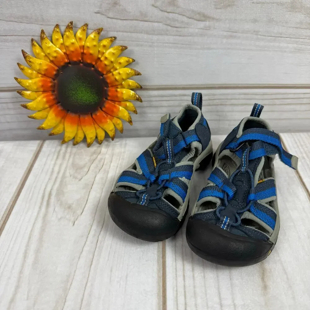 Keen‎ Kids Water Sandals Newport H2 Blue Gray Size 10 Toddler